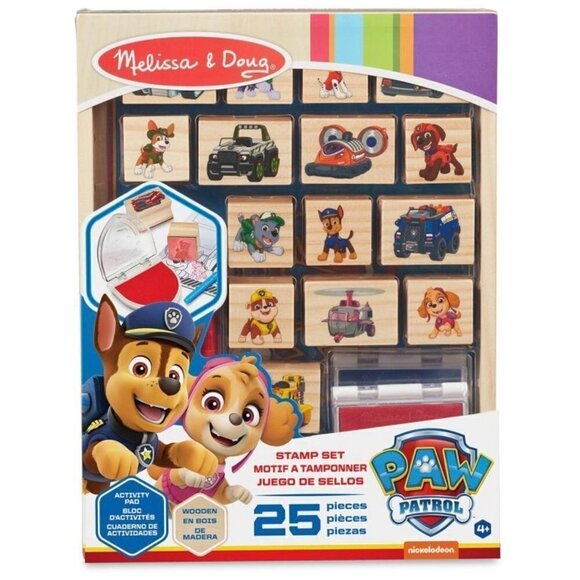 Melissa & Doug PAW Patrol Wooden Activity Stamp Set - Picture 1 of 9